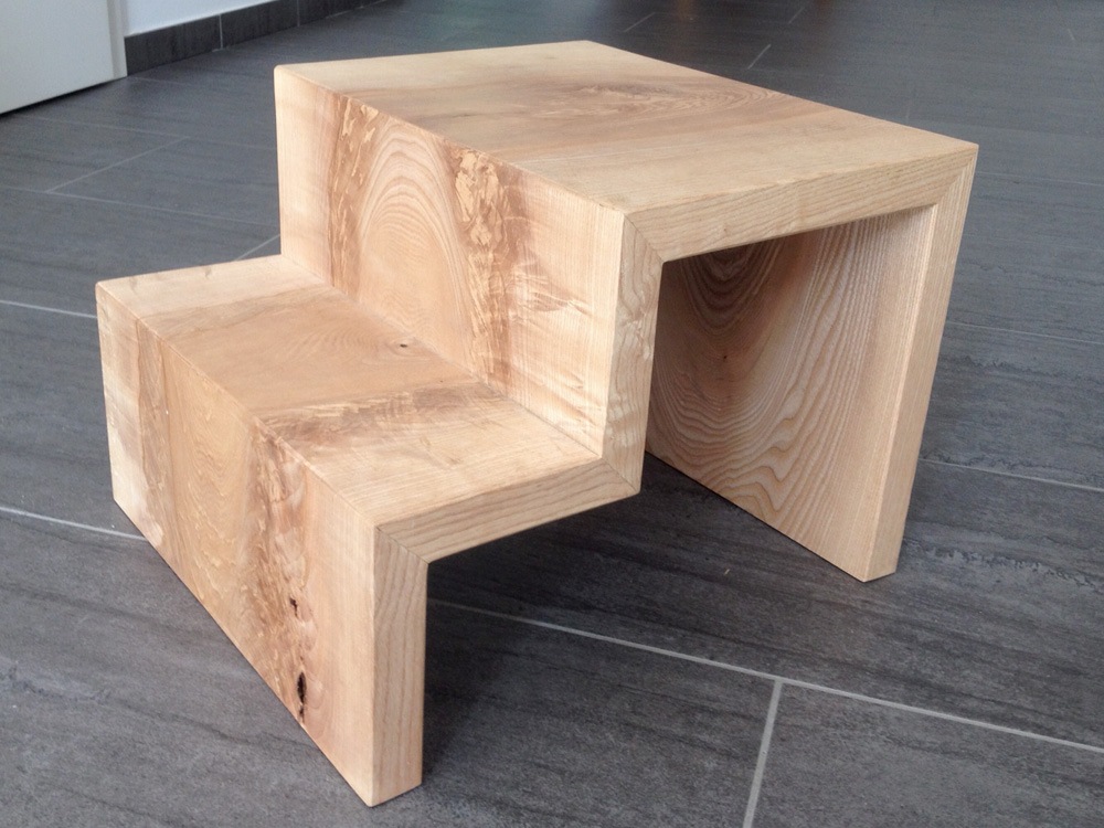 Holz statt Plastik - Tritt mit zwei Stufen – Die Tischlerei Etienne Plum -  aus Stolberg bei Aachen